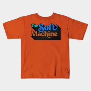 The Soft Machine / Faded Style Retro Design Kids T-Shirt